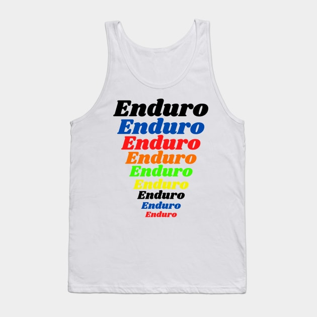 Awesome Dirt bike/Enduro design. Tank Top by Murray Clothing